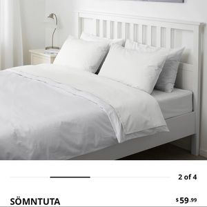 NWOT Ikea Sömntuta Queen sheet set